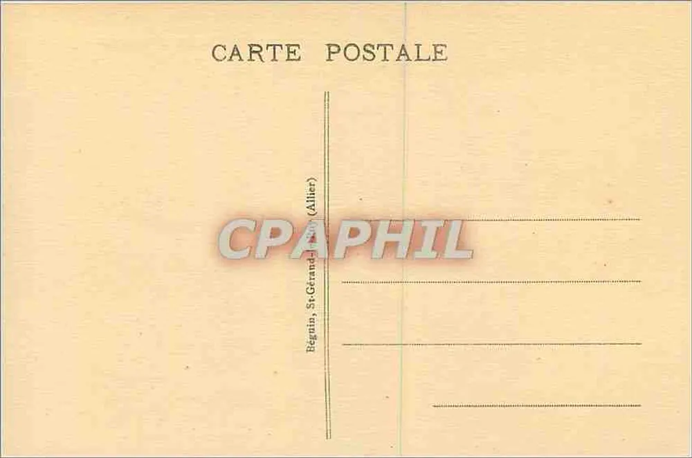 Thiers - Moutier - O Castelo — A Auvergne Pitoresca — editor Idéa - Verso