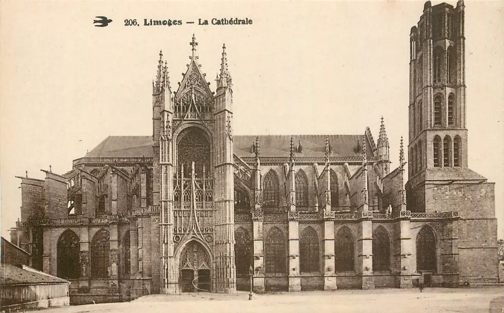 Limoges — Katedra — Wydawca nieznany, nr 206 - Awers