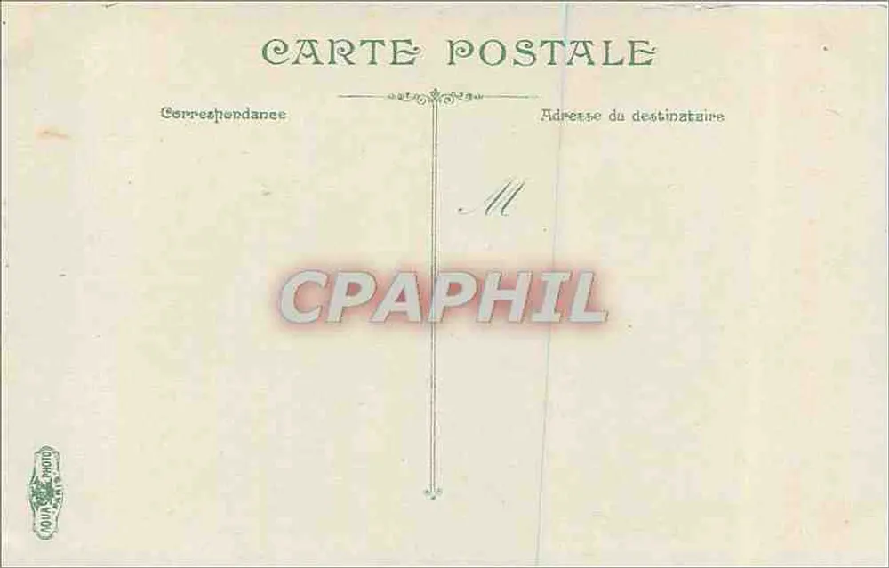 Versalles — La Cour de la Catedral y la Galería de los Espejos — Tarjeta postal antigua 2313 - Reverso