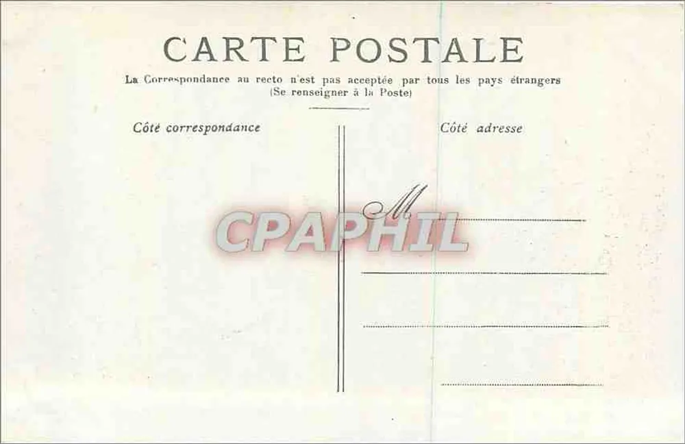 Versailles — Grand-Trianon — Editor não identificado, número de série não visível - Verso