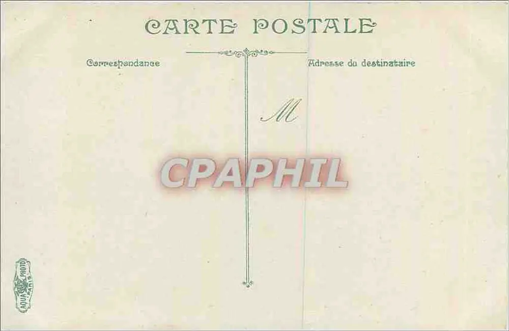 Jardins de Versailles — Bassin de Latone — éditeur V. & C. n° 2588 - Verso