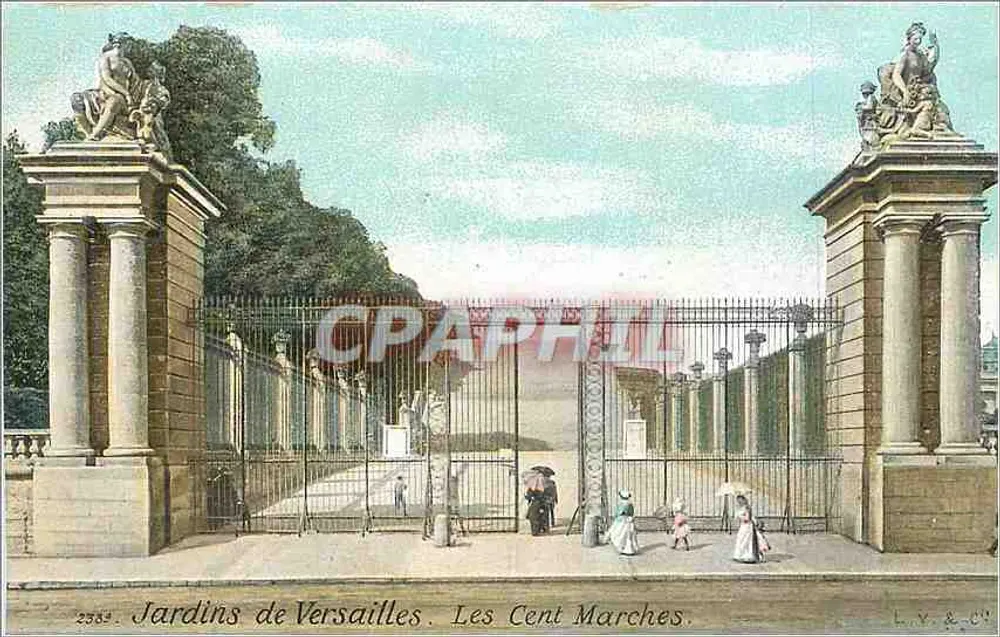 Jardins de Versailles — As Cem Escadas — L.V. & C° - Frente