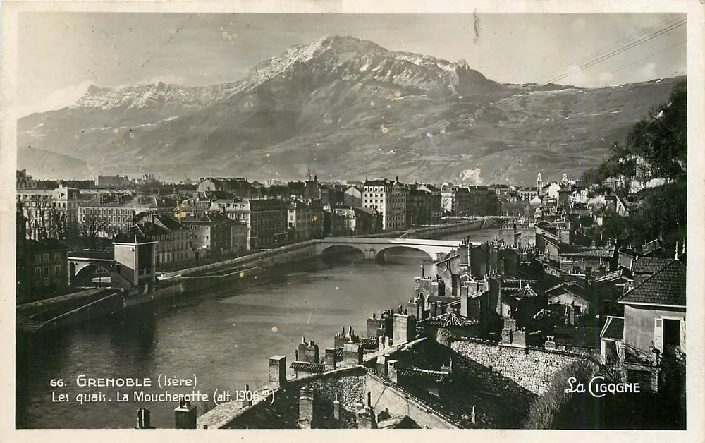 Grenoble (Isère) — I moli. La Moucherotte (alt 1906 m) — La Cigogne, n°66 - Recto