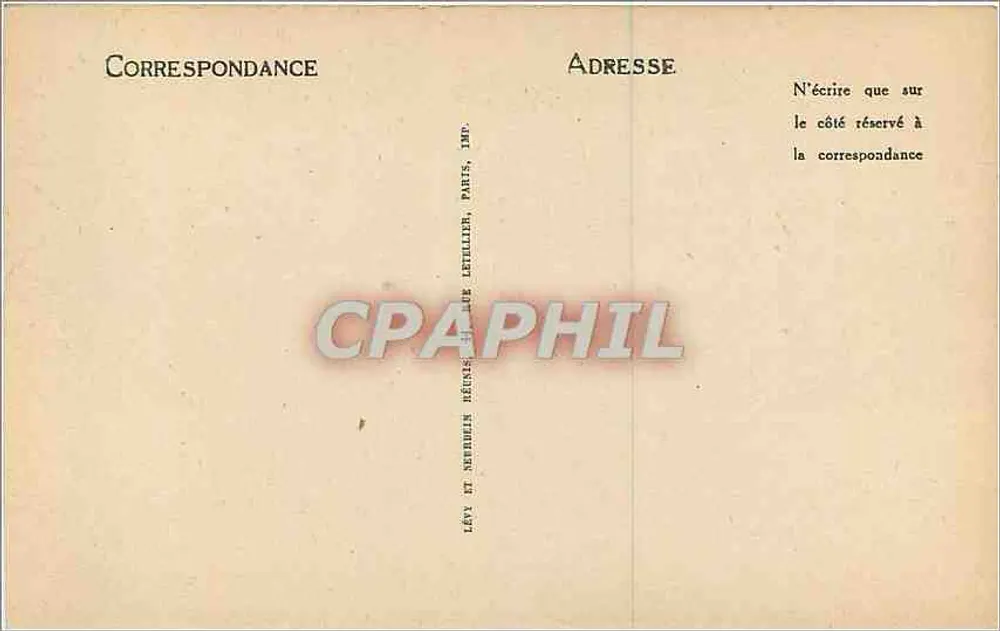 Dieppe — Igreja de São Jacó — Impressão especial G. Lefay - Verso