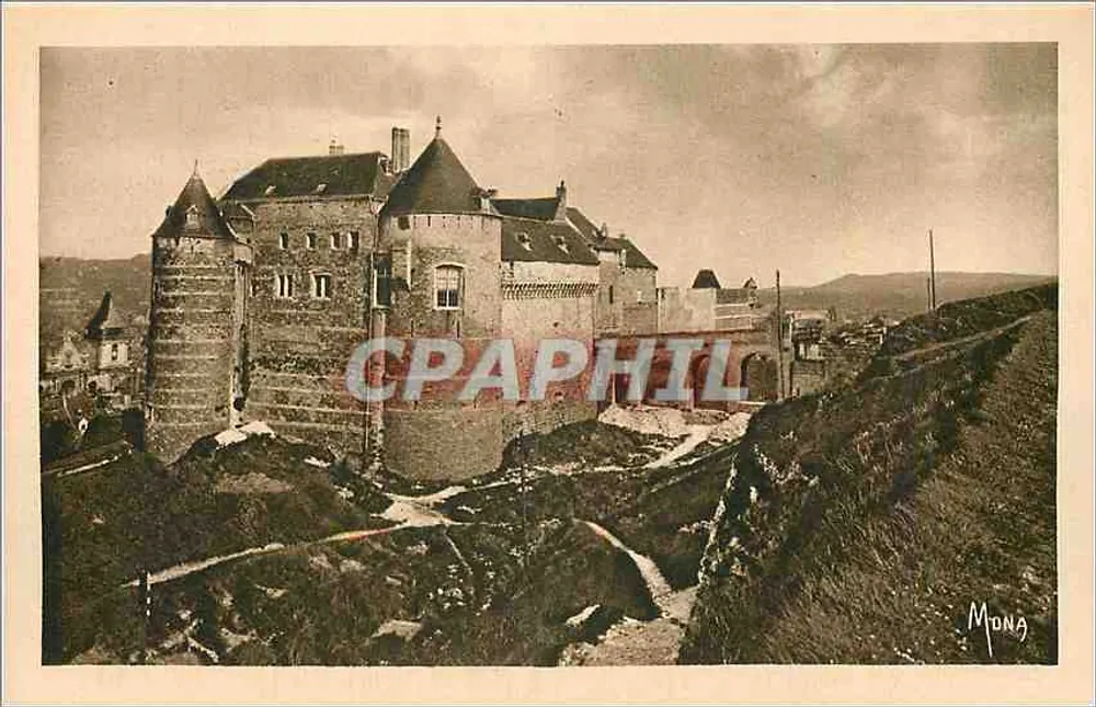 Dieppe — O Castelo — fachada oeste — Mona, N°1 - Frente