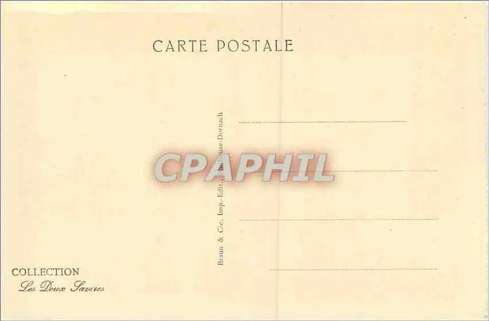 Sion — Vale do Fier — Braun & Cie, Imp. Editora, Dornach - Verso