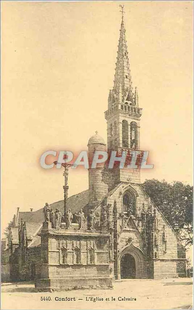 Confort — La Chiesa e il Calvario - Recto