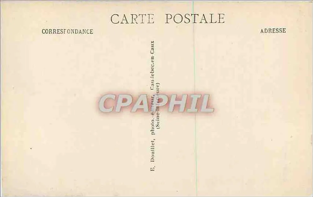 Caudebec-en-Caux (S.-Inf.) - Église Notre-Dame - Le Parvis (Monument historique) - Verso