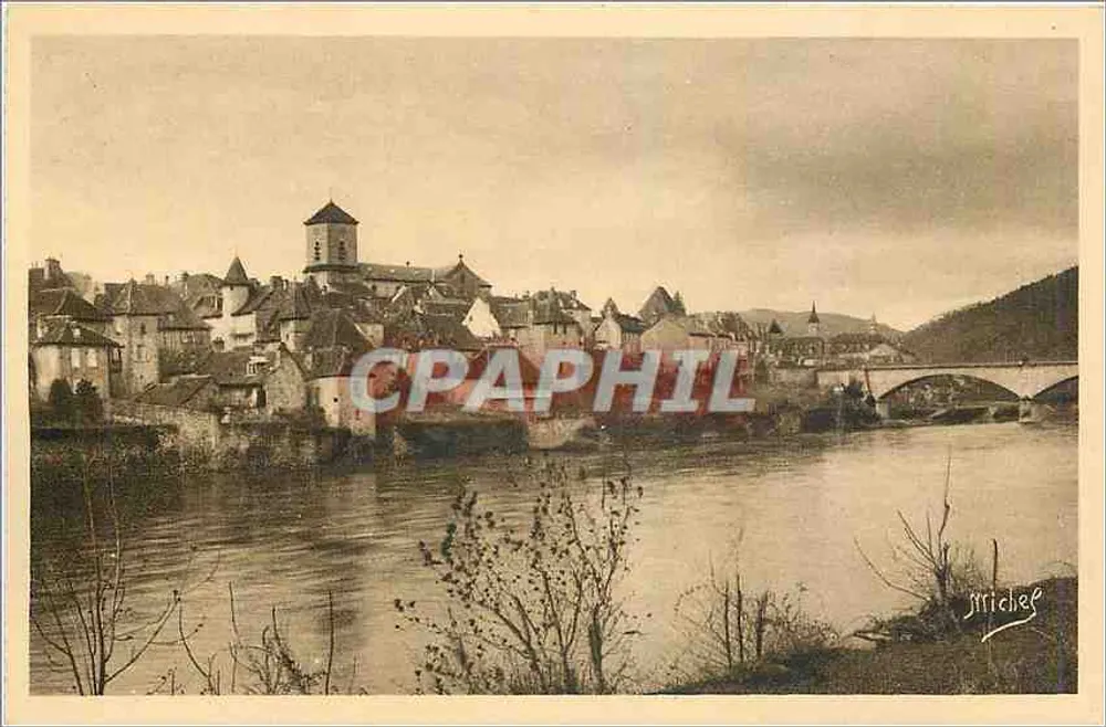 Argentat - The Gorges of the Dordogne - The Bridge — Art Edition Michel Beynel, Beyrelac-la-Crossille - Front