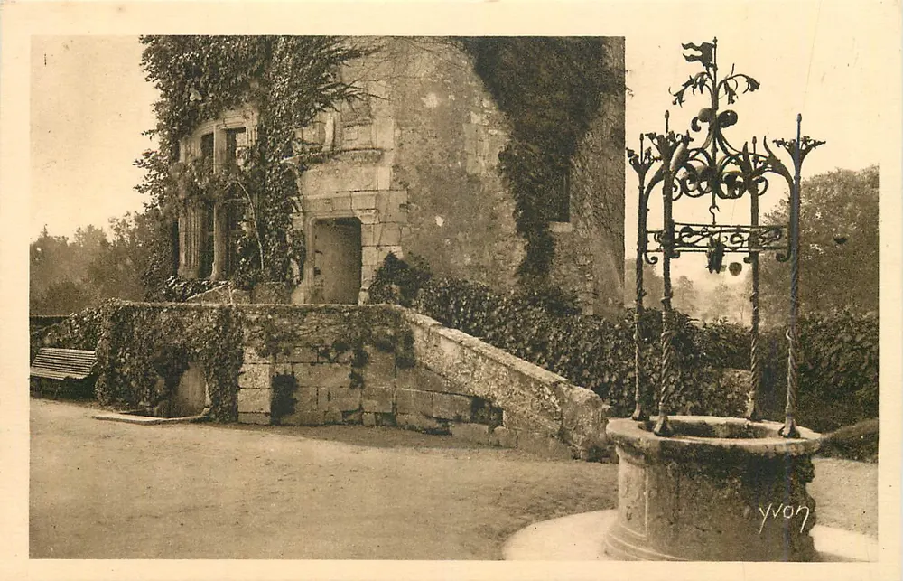 Castelo de Chenonceaux — O Poço — Edição de Arte YVON - Frente