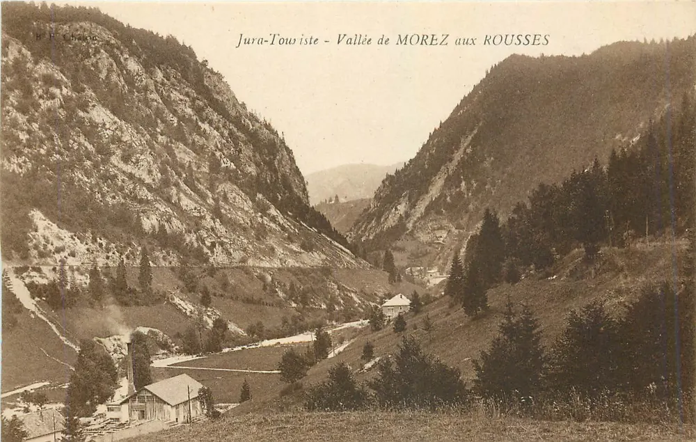 Tal von MOREZ in den ROUSSSES — Jura-Towiste — H. F. Chane - Vorderseite