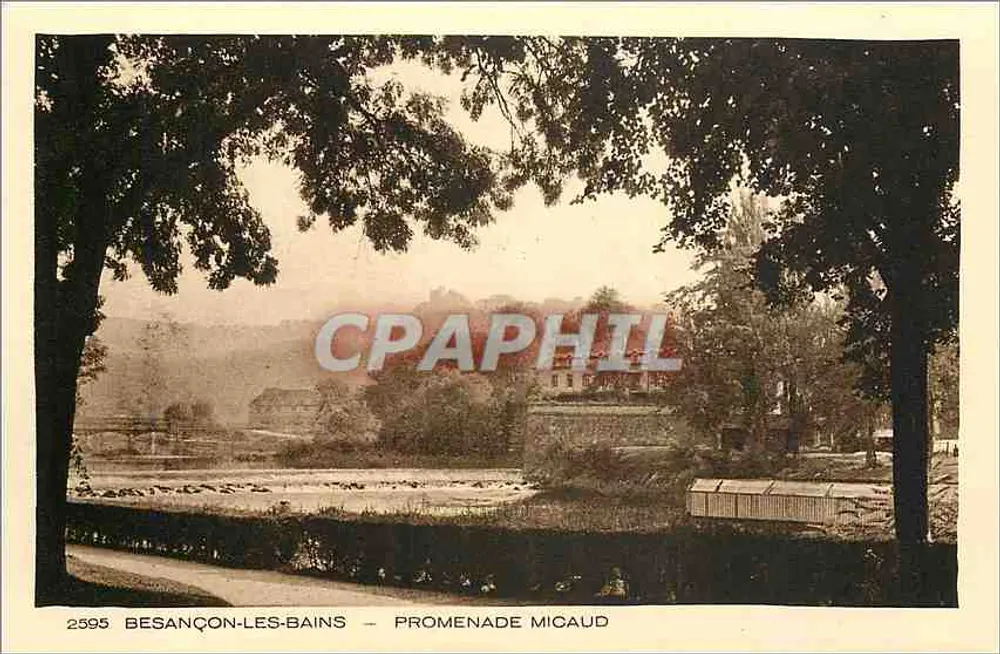 Besançon-les-Bains — Promenade Micaud - Frente