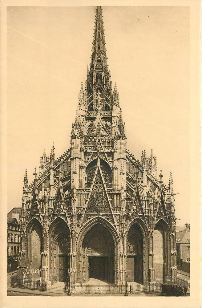 Igreja de Saint-Maclou — Rouen — Edições d'Art Yvon - Frente
