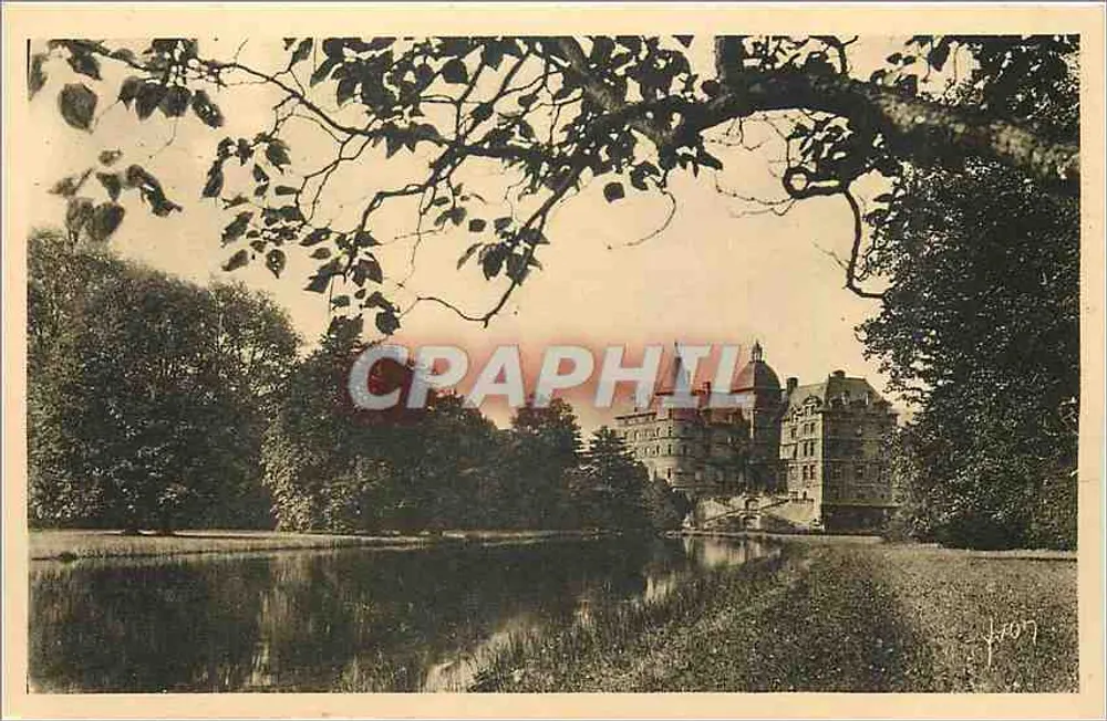 Schloss Vizille — Der Park und das Wasserbecken — Éditions d'Art Yvon, Paris - Vorderseite