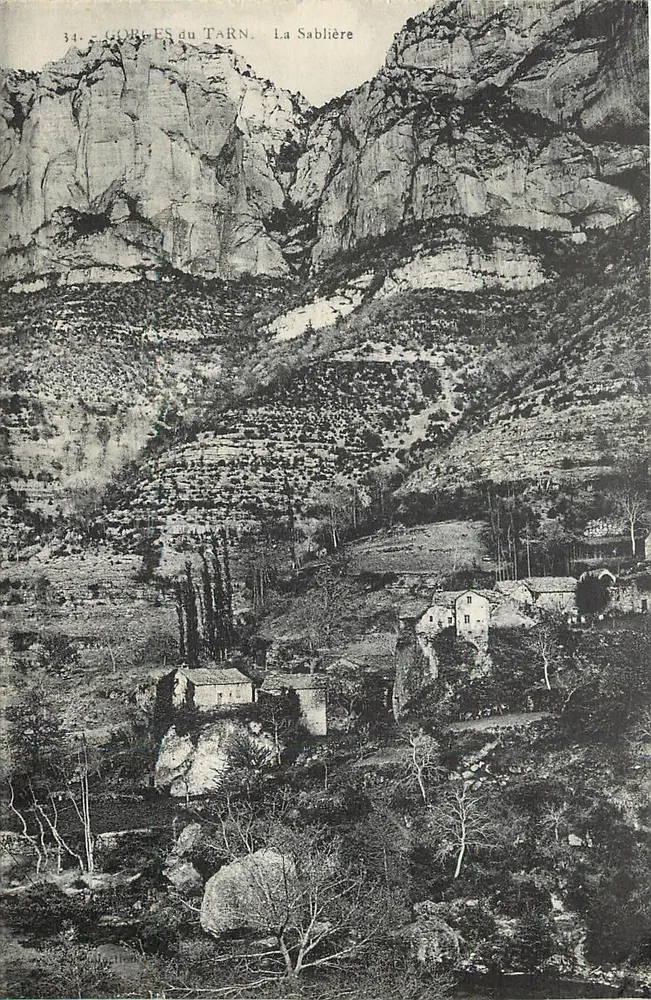Gorges do Tarn — La Sablière — Compieur General, Paris (39) - Frente