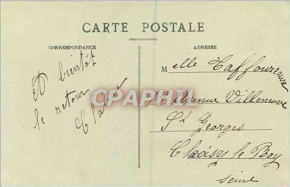 LYON — Place des Jacobins — La Fontaine — E. R. — A. THIRAT 342 - Verso