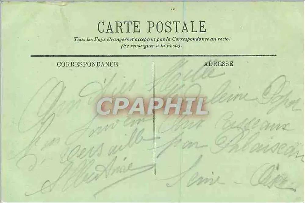 Versailles — Le Château — Chambre de Louis XIV — n° 196 - Verso
