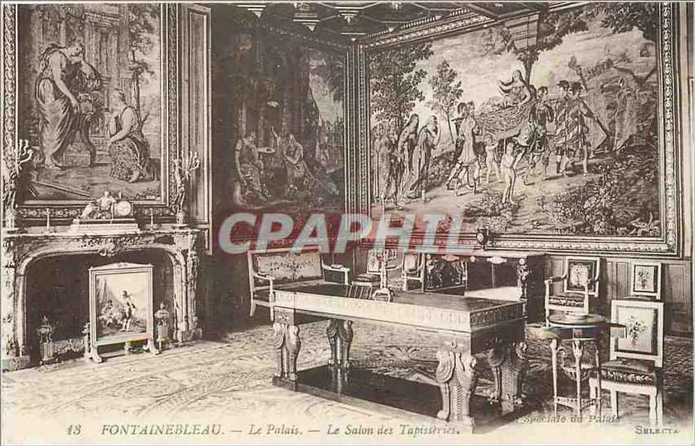Fontainebleau — Das Schloss — Der Tapezierenraum — S. Légit - Vorderseite