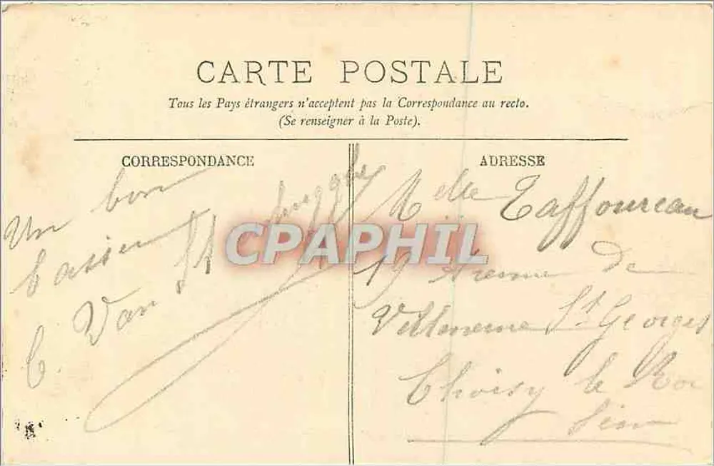 Fontainebleau — La Forêt — La Grotte du Parjure — LL. — n°219 - Verso
