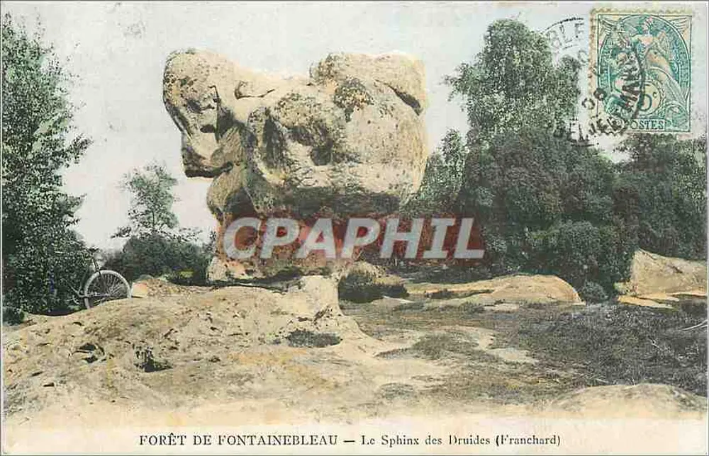 Forêt de Fontainebleau — Le Sphinx des Druides (Franchard) - Recto
