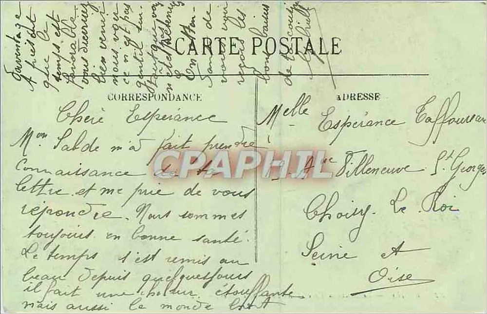 Vichy — Le Nouveau Parc et les Bords de l'Allier — LL - Verso