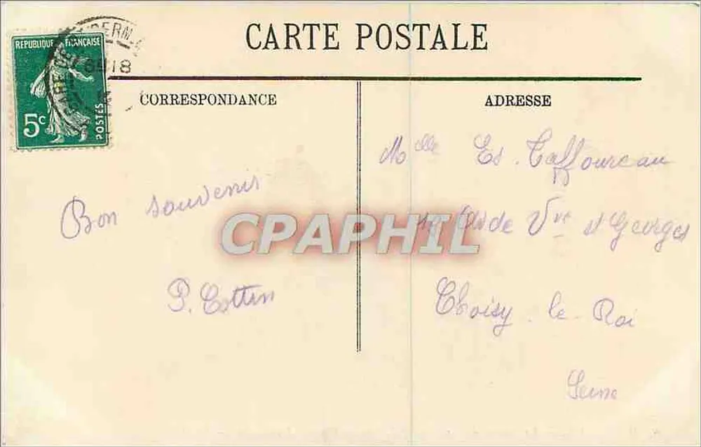 Vichy — A Fonte dos Célestins (Arquiteto M. Lucien Woogt) — LL. - Verso