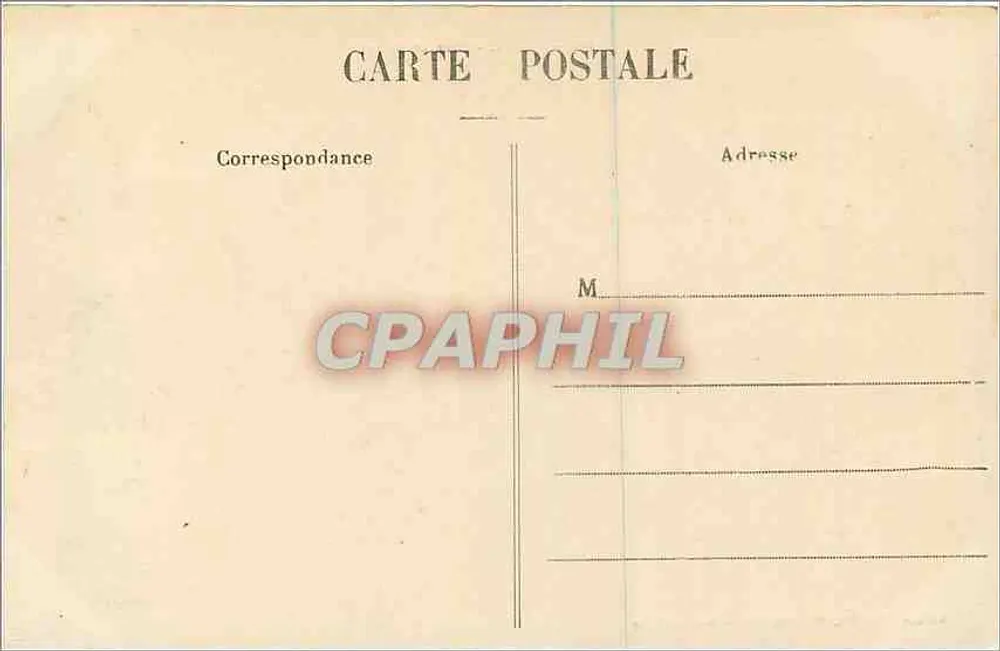 Estação de Vichy — Praça dos Quatro Caminhos — Editor P. B., 1906 - Verso