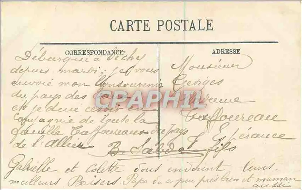 Vichy — A Orangerie dos Célestins — LL. — n°85 - Verso