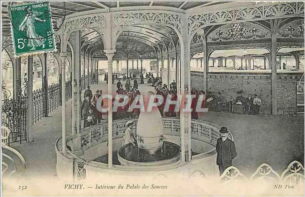 Vichy — Wnętrze Pałacu Źródeł — ND First - Awers