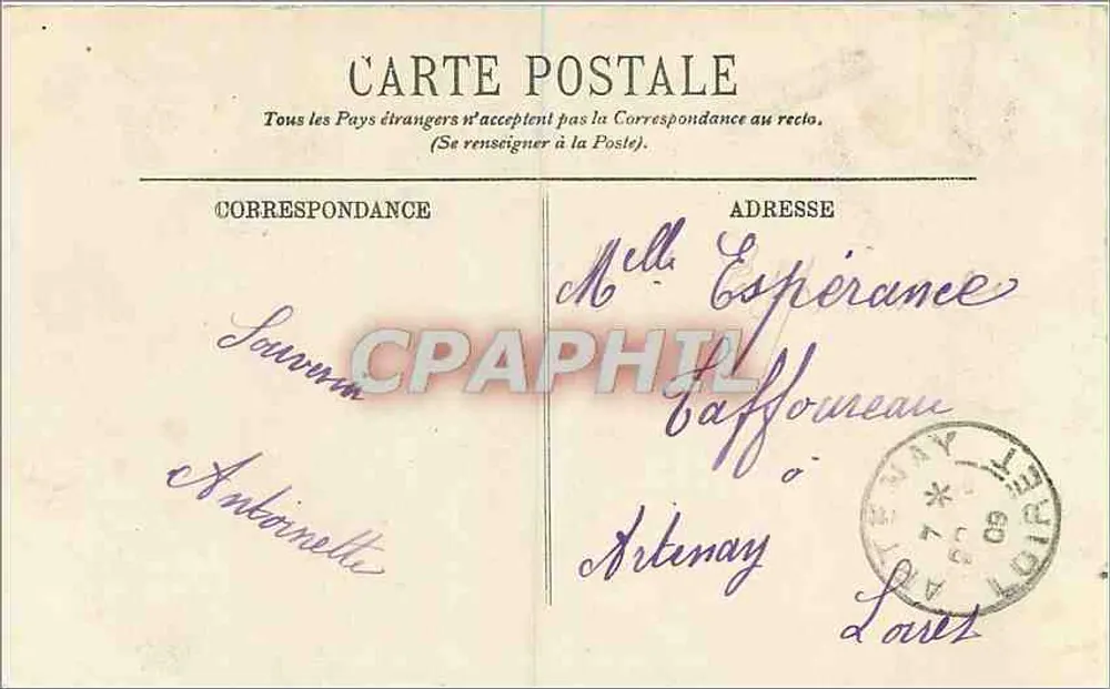 Lourdes — O Calvário Bretão — LL. - Verso