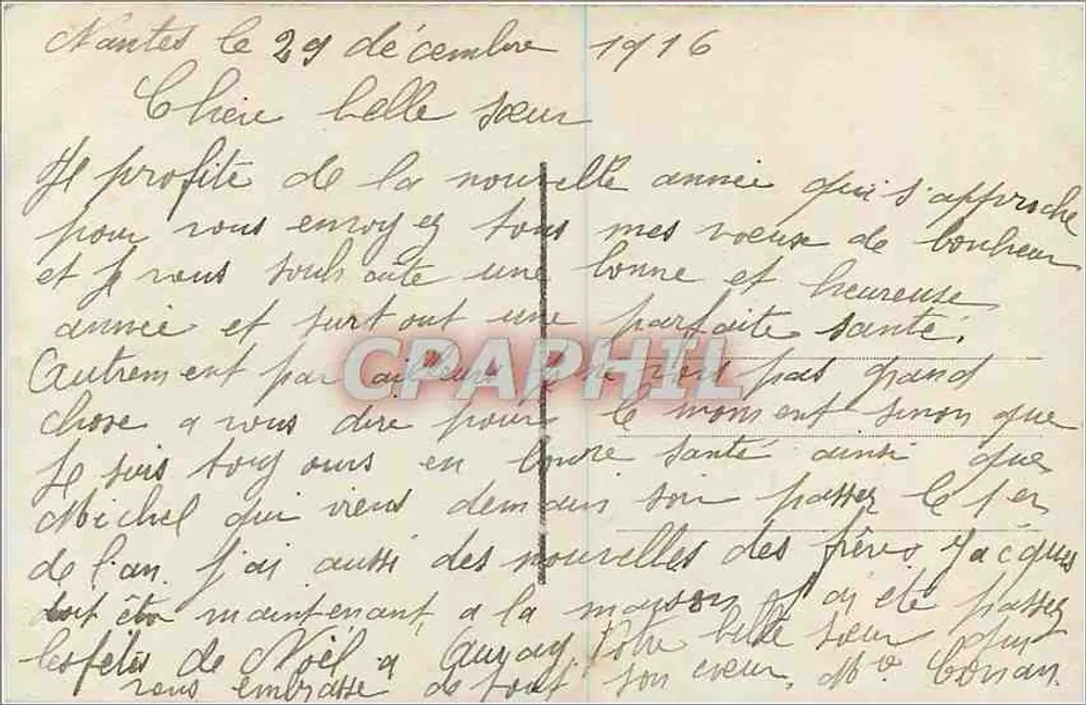 Casal — Boa Ano — DIX 571/2 - Verso