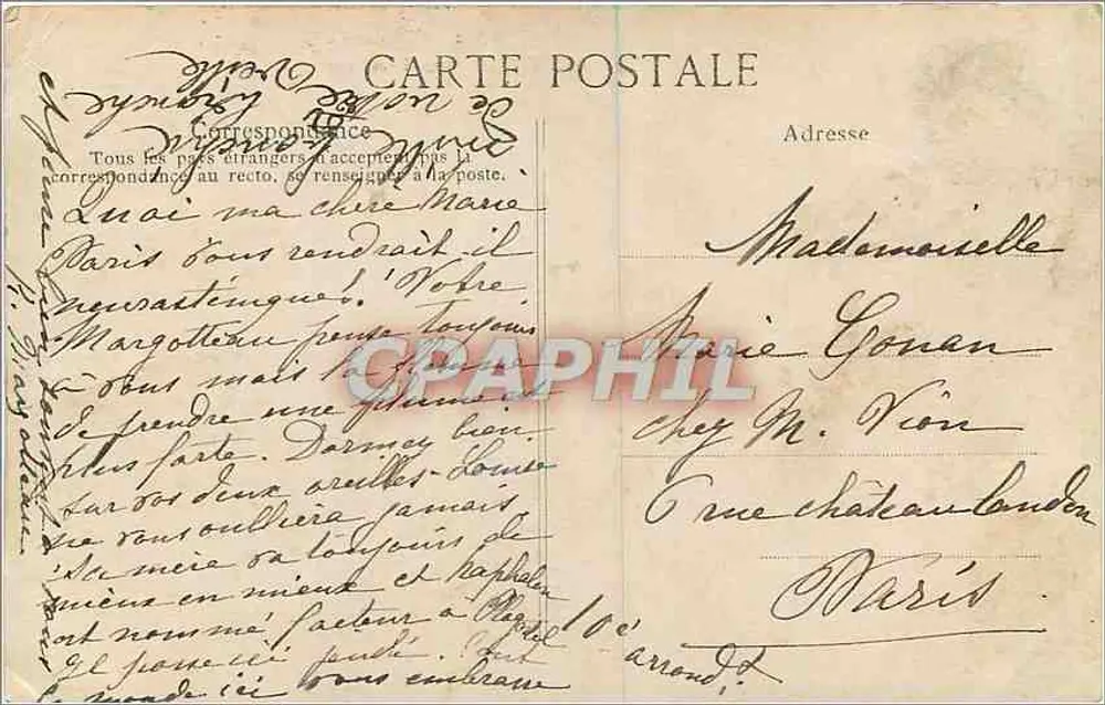Quimper — O Parque, vista a montante — Editor ELD, n°7 - Verso