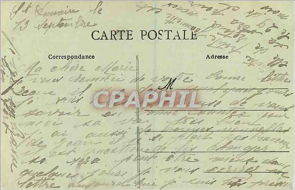 Uma tempestade - Três-mastros em perigo — Arlaud-Nozais, Nantes - Verso