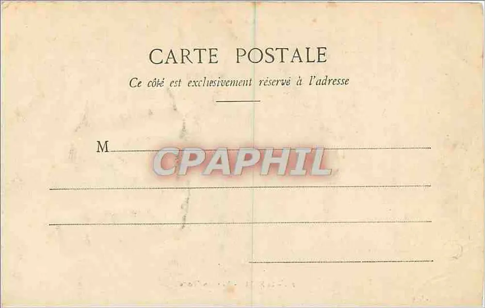 St-Malo - A Grande Porta — Côte d'Émeraude — Coleção H. L. M. n°25 - Verso