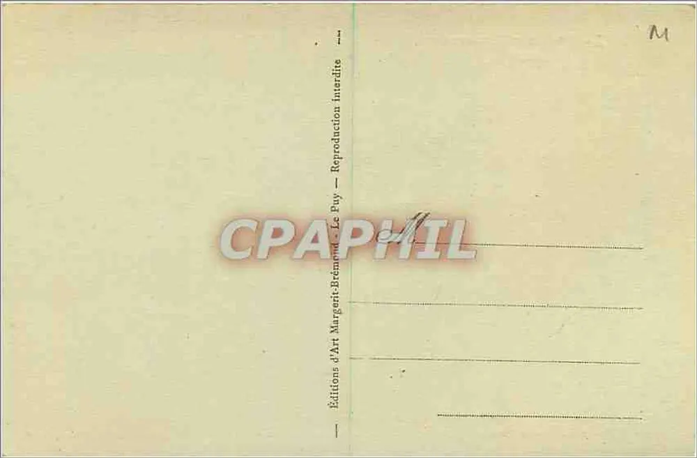 A Igreja Abbatial de LA CHAISE DIEU — Vista lateral sul e dependências góticas do século XIV, dominadas pela Torre Clémentine (Monumento Histórico classificado) — La Hié-Loire Illustrée 622 - Verso
