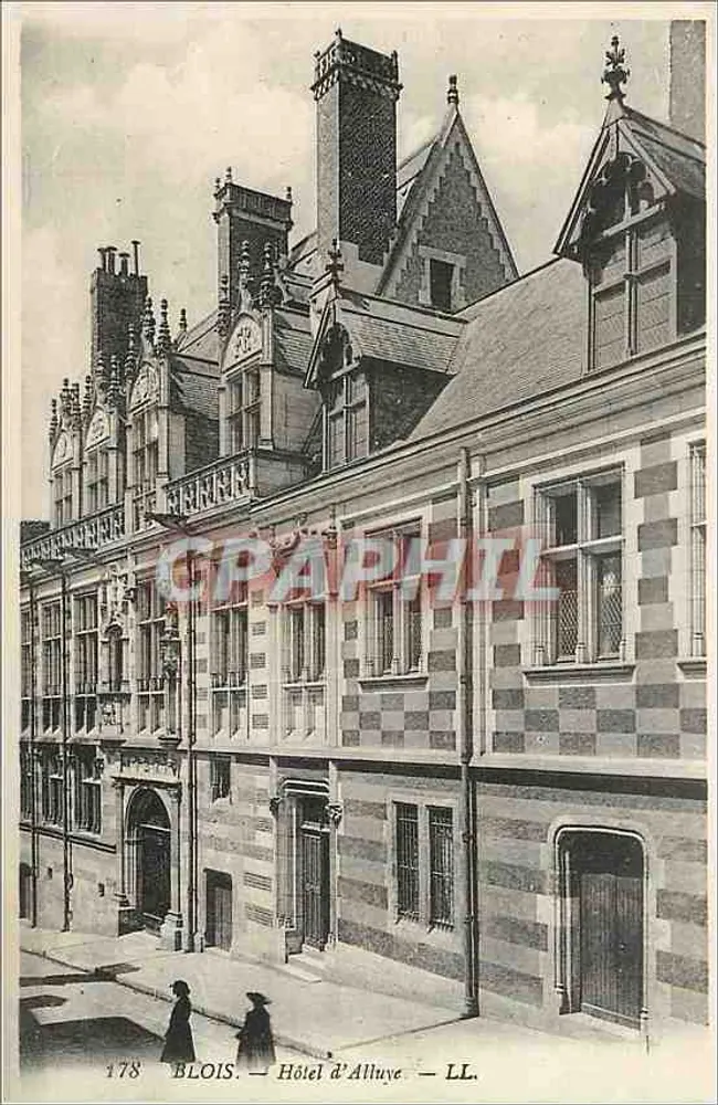 Blois — Hotel d'Alluye — LL. — N° 178 - Voorkant