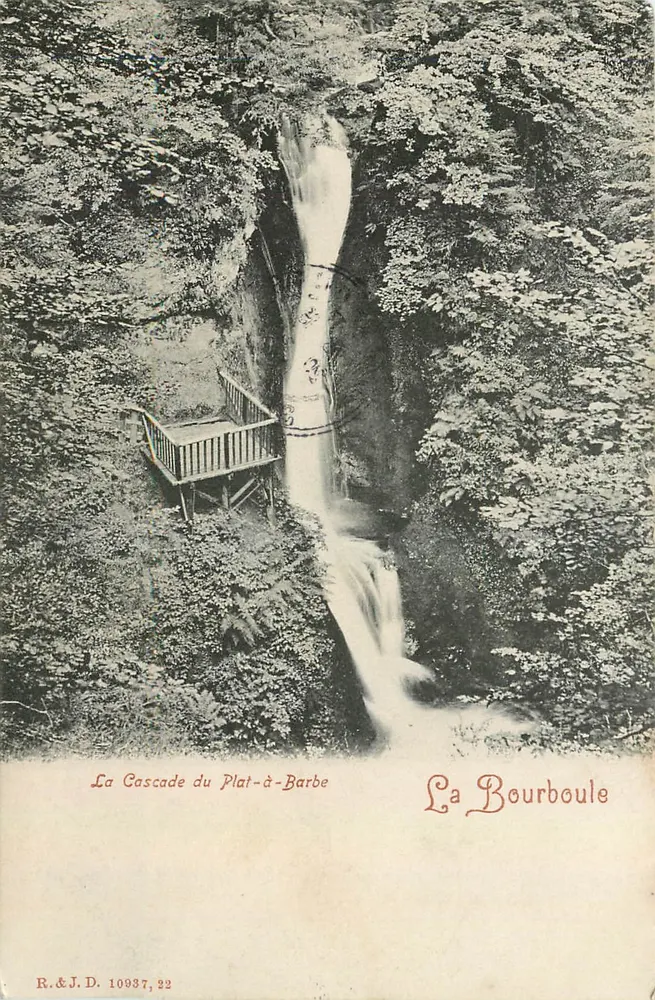 प्लैट-ए-बर्ब की झरना — ला बौर्बूल — R.&J.D. 10987, 22 - आगे