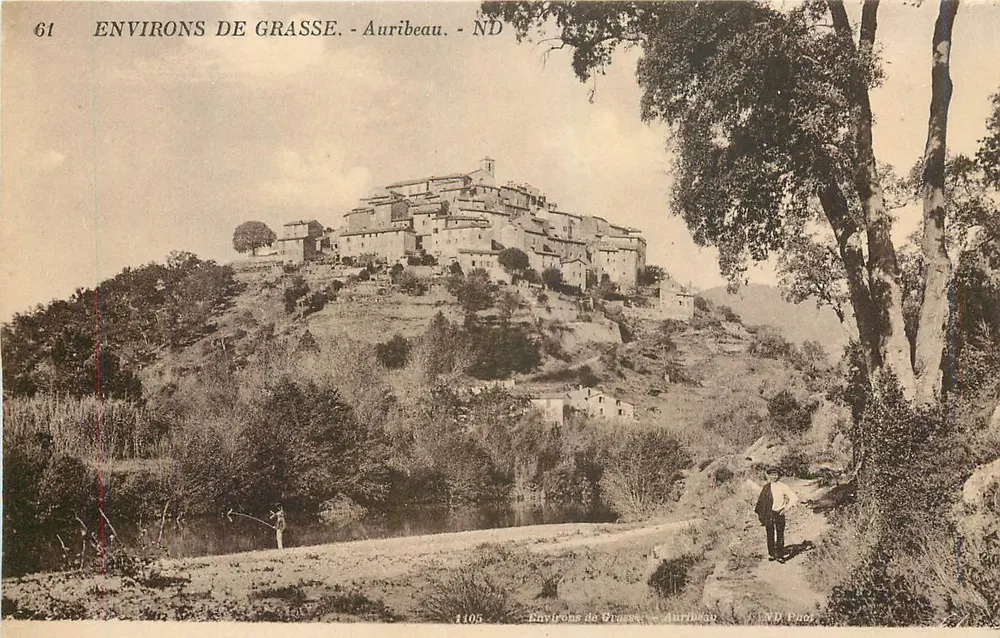 Auribeau — Environs de Grasse — ND — W.D. Pinot - Frente