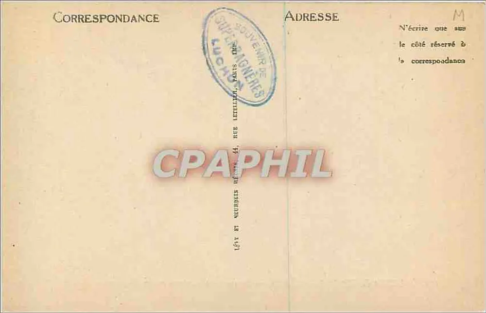 Luchon-Superbagnères — Gipfel des Plateaus und die Gletscher — LL - Rückseite