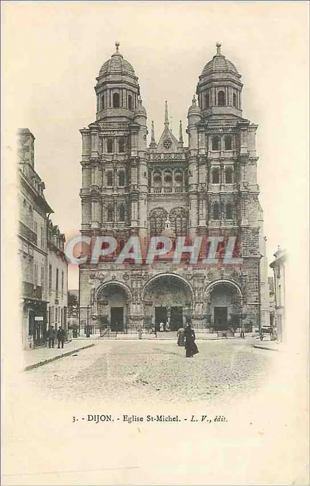 Dijon — Igreja de São Miguel — L. V., editor - Frente