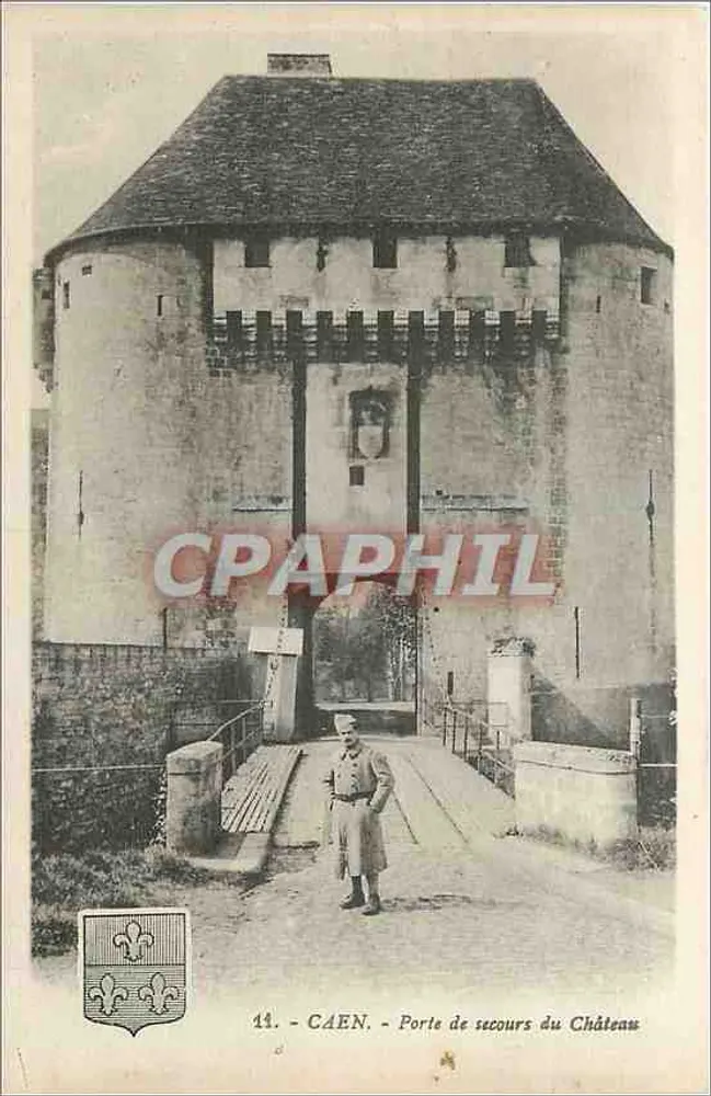 Caen — Porta de Socorro do Castelo — G. Aranci, editor, Nantes - Frente