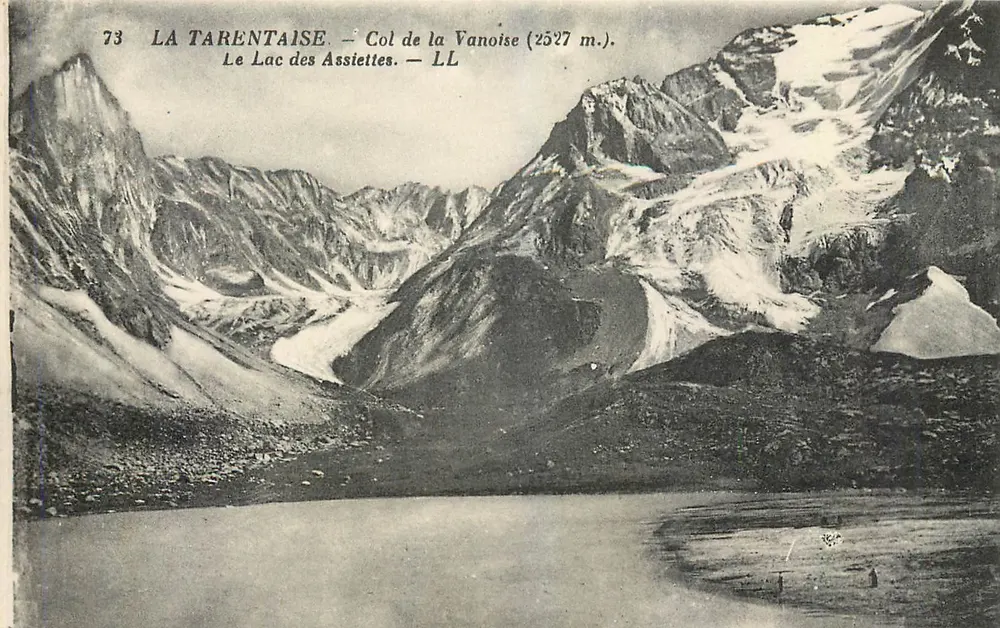 La Tarentaise — Col de la Vanoise (2527 m.) — See der Assiettes — LL - Vorderseite