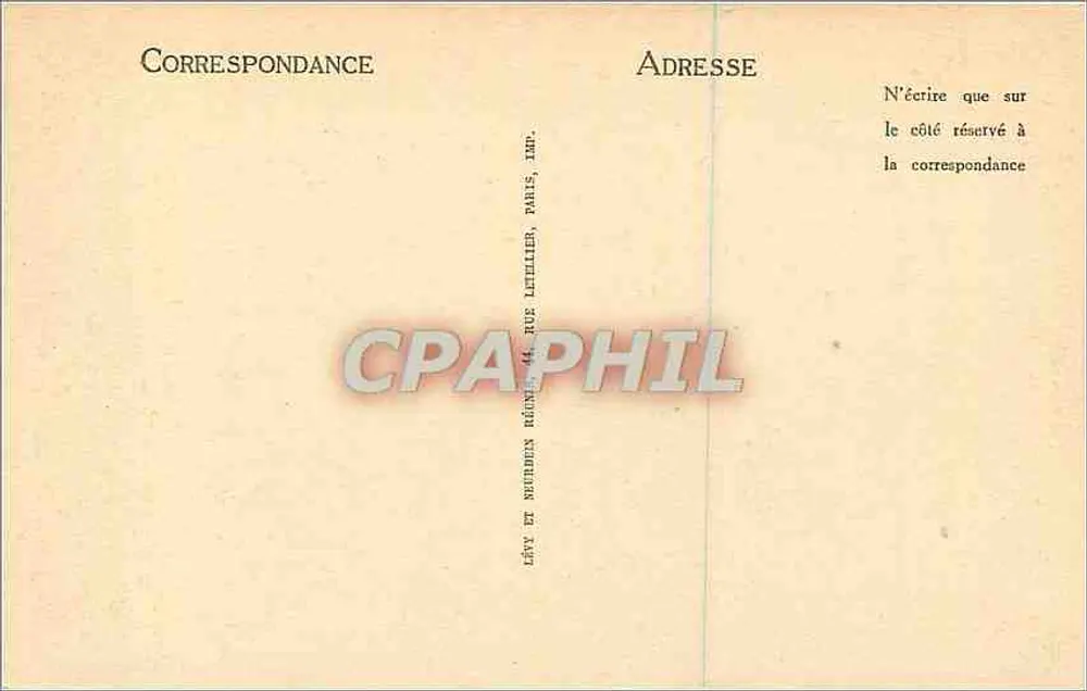 Cauterets — Vista Geral — LL - Verso