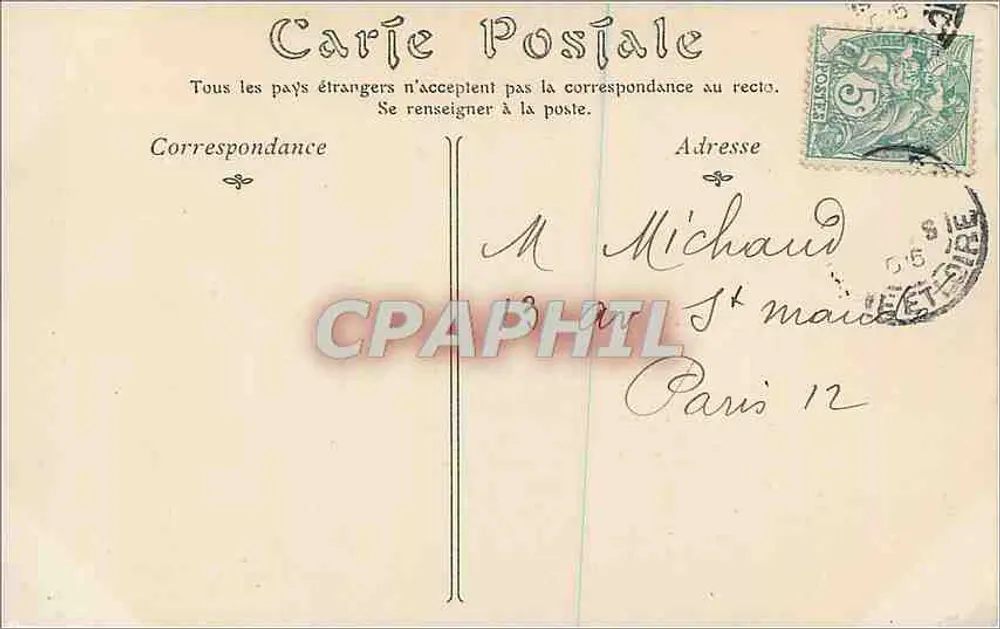 Angers — O Hotel Pince — ND Phot, n°7 - Verso