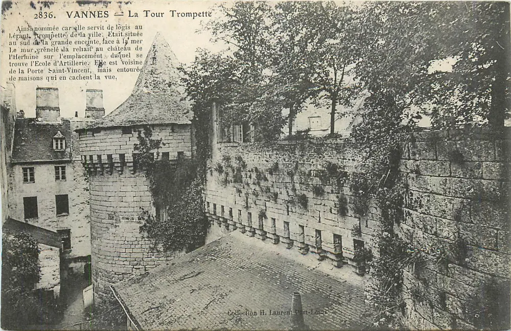 VANNES — A Torre Trompette — Coleção H. Laurent-Pari-Louis - Frente