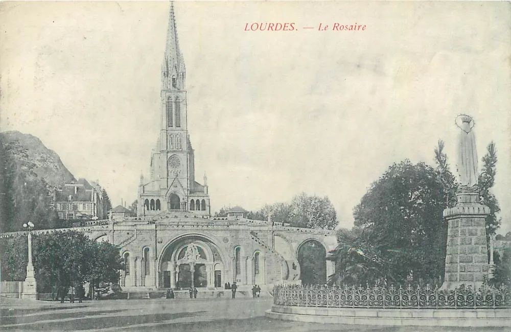Lourdes — O Rosário - Frente
