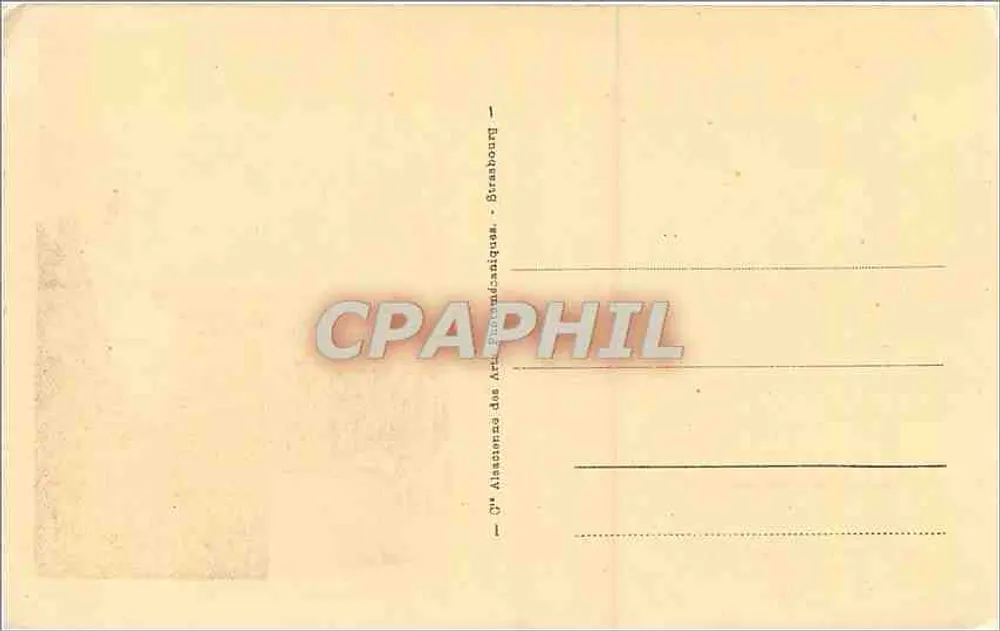 मल्हाऊस — प्रोटेस्टेंट चर्च — एयरो व्यू — पुराना पोस्टकार्ड संख्या 23 - पीछे