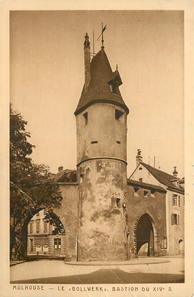 Mulhouse — Le « Bollwerk », bastion du XIVe s. - Recto