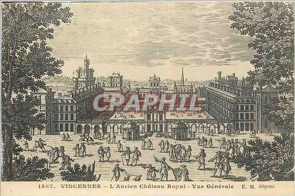 Vincennes — L'Ancien Château Royal — Vue Générale — E. M. déposé - Recto