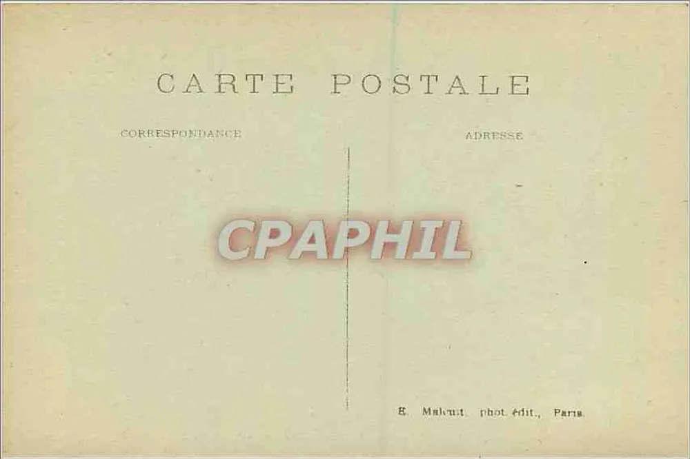Vincennes — L'Ancien Château Royal — Vue Générale — E. M. déposé - Verso